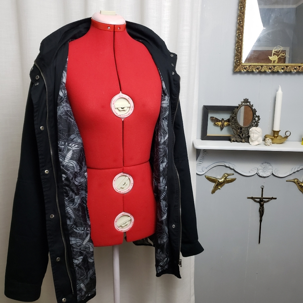 Hot Topic Death's-head Moth Cargo Jacket